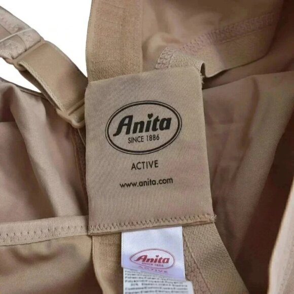 Anita Light & Firm NWT Sports Bra Firm Support Size Deep Sand 44C - Picture 10 of 13